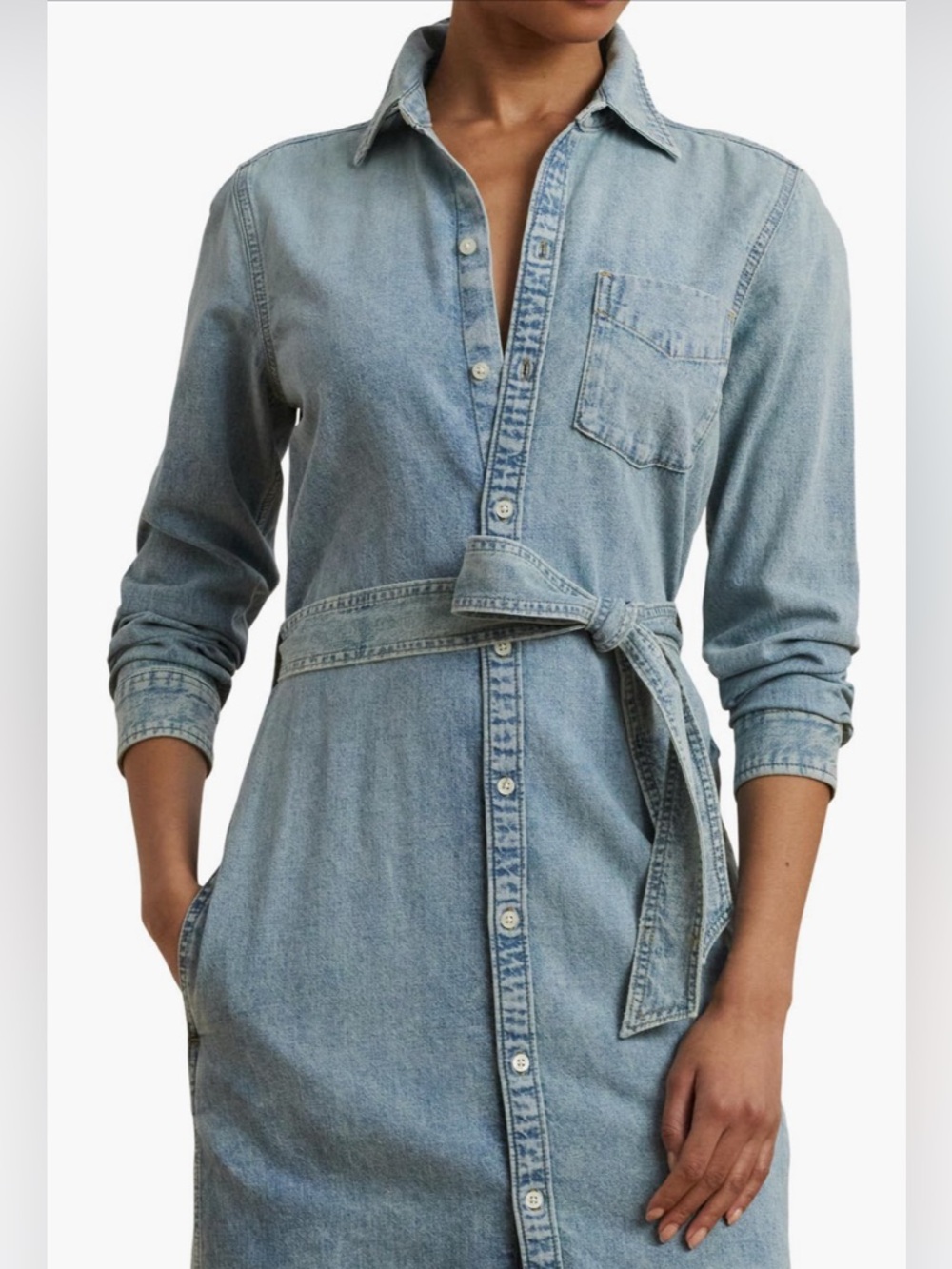 Lauren Ralph
Lauren
Long Sleeve
Belted Denim
Shirtdress 
XXL - Picture 2 of 14
